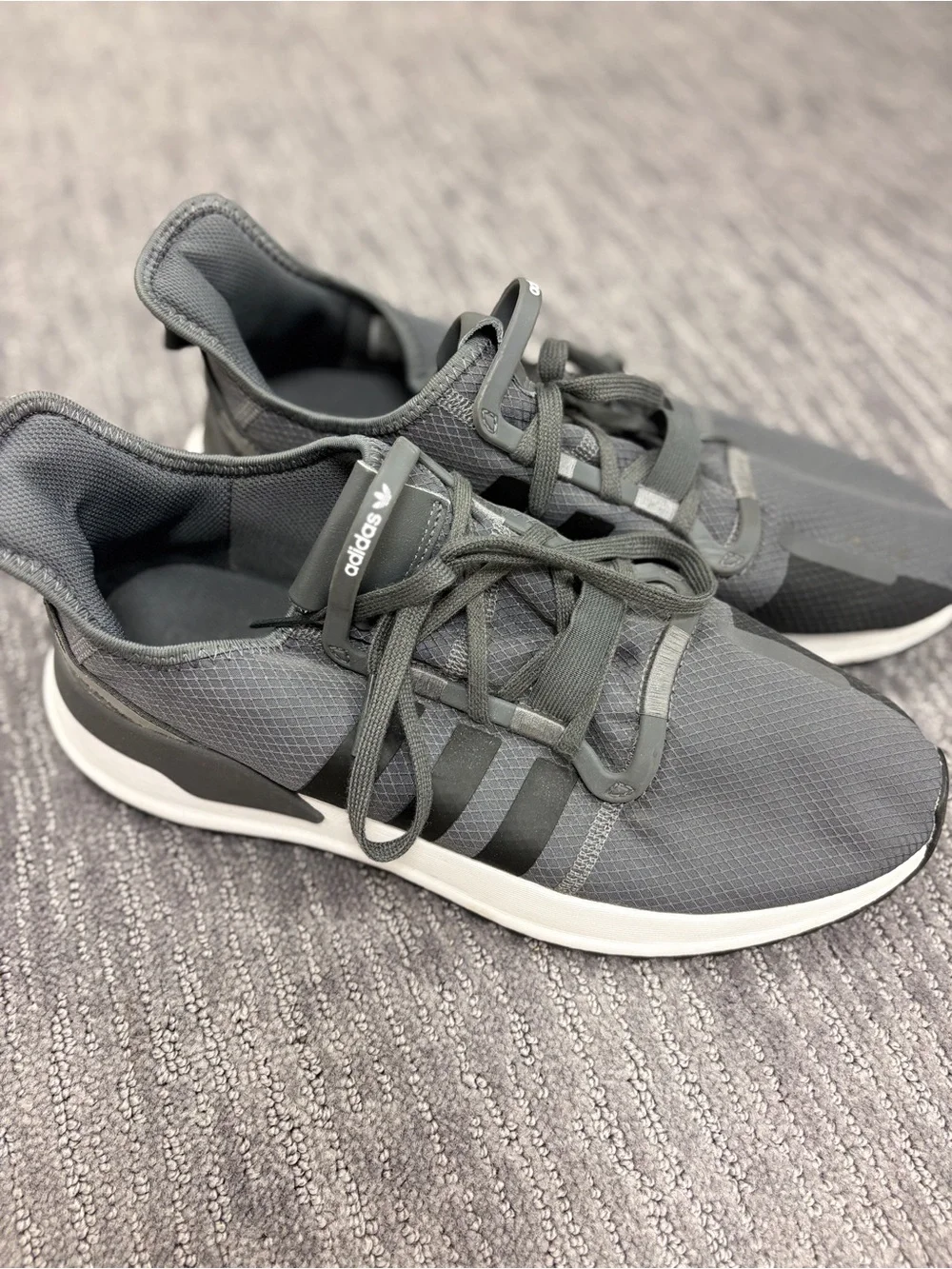 adidas Men’s Gray Running Sneakers